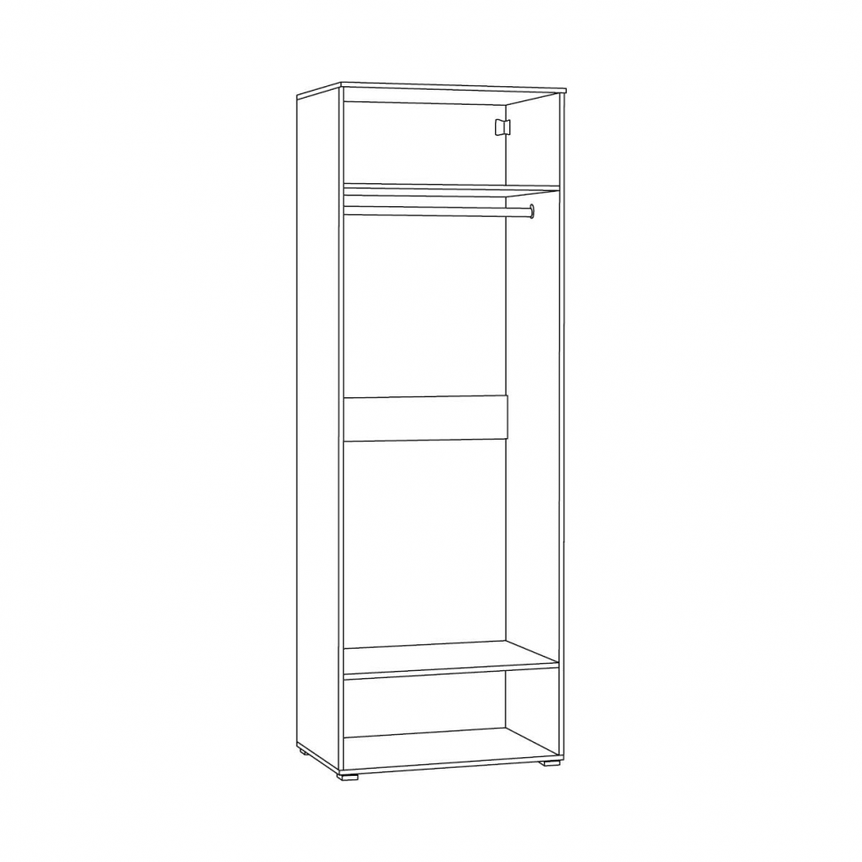 Остин Шкаф 13.224 Серый графит/Дуб Вотан