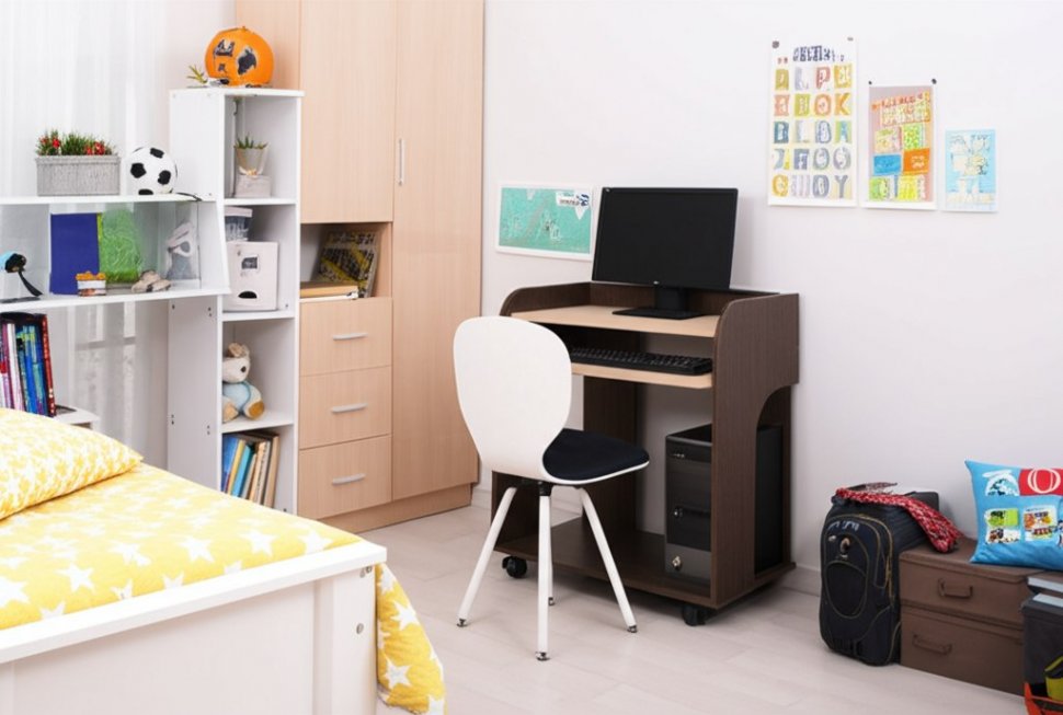 Стол компьютерный Грета-10 ТЭКС (Венге)