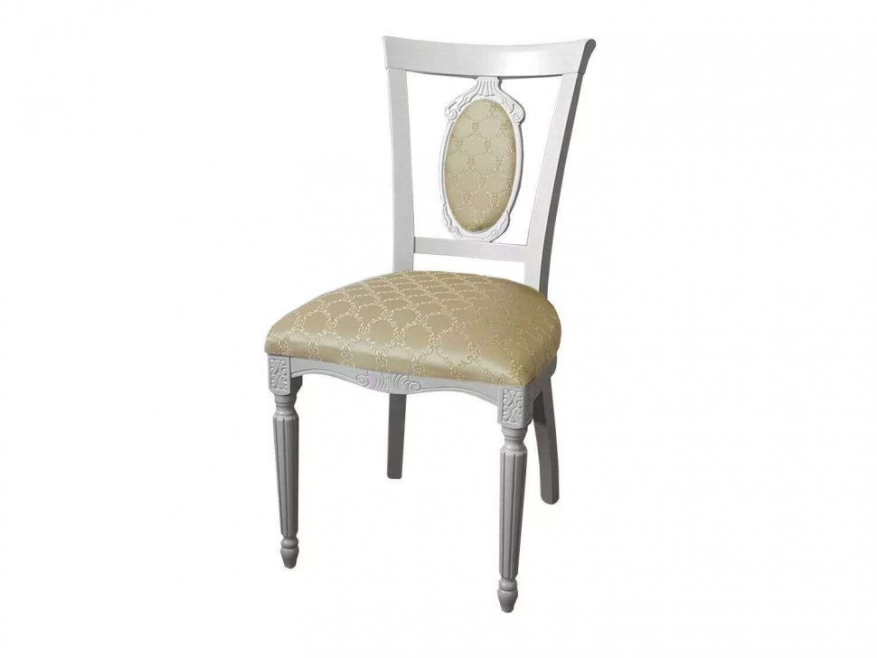 Стул С-11 белый/андрис бежевый