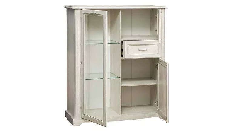 Гостиная Сохо комплектация 1 бетон белый/бетон патина