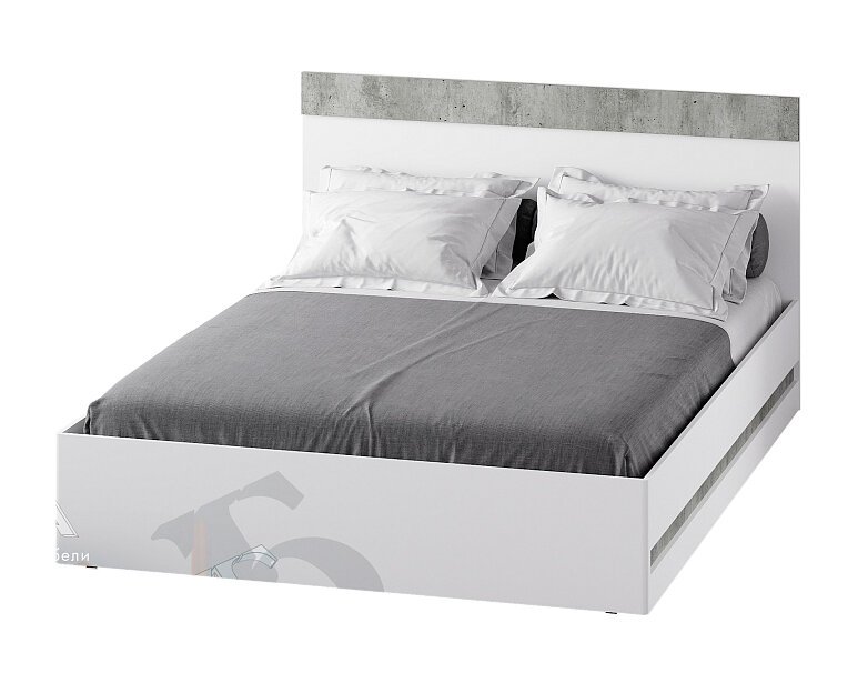 Кровать 160х200 Инстайл КР-04 (Семья Мебелони)