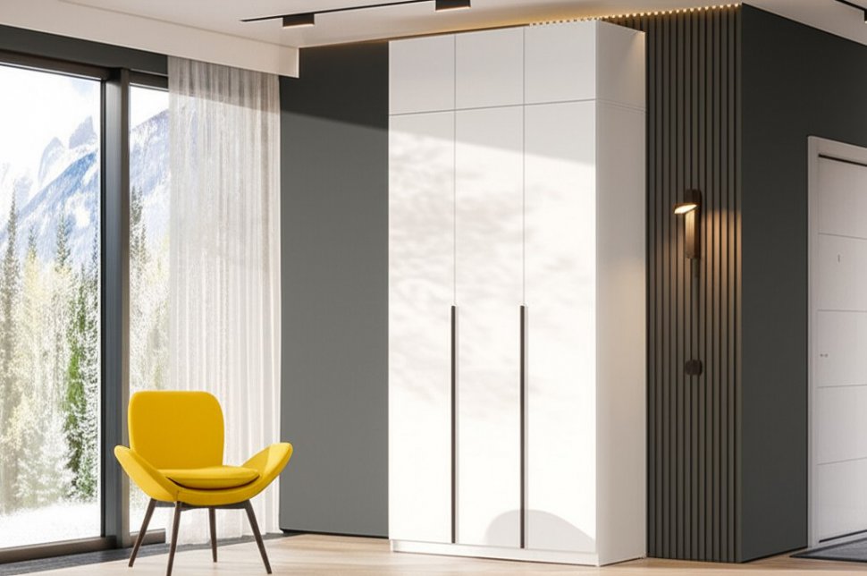 Антресоль для шкафа ШК 5 (1200), Белый