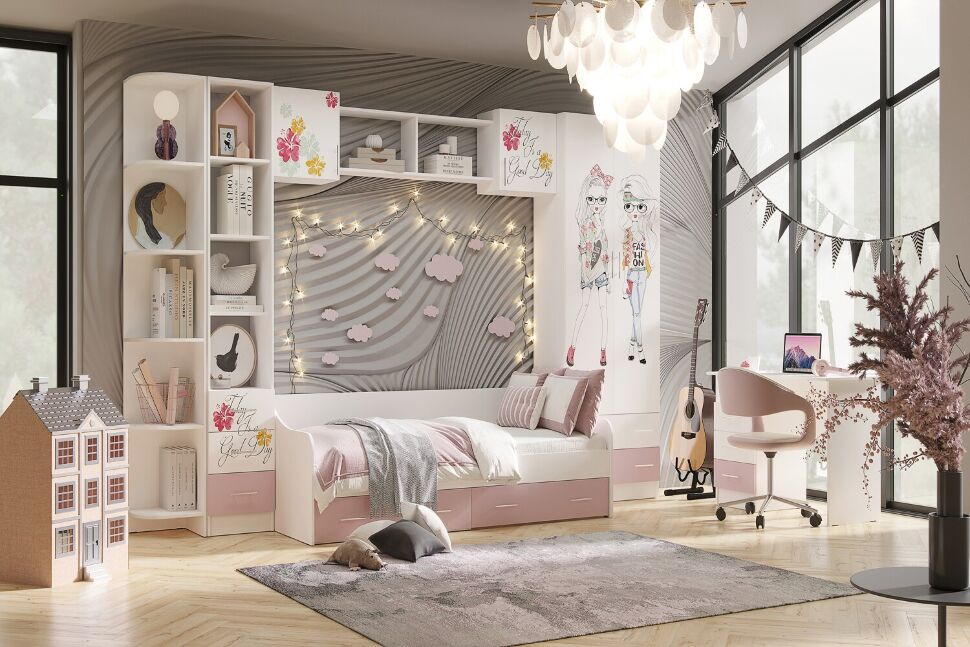 Антресоль Вега FASHION, Белый