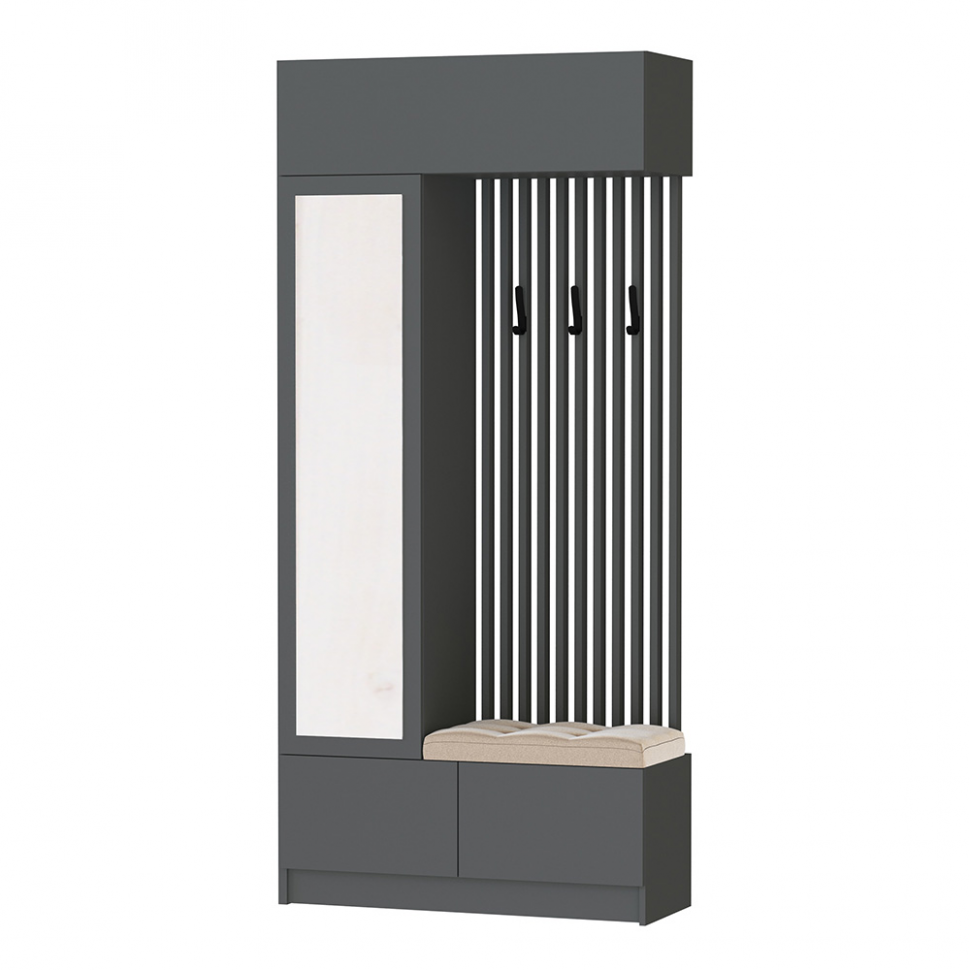 Мини-прихожая Руэлла, Графит серый