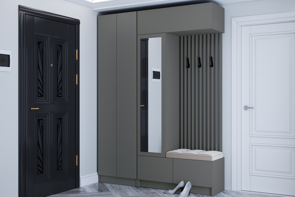 Мини-прихожая Руэлла, Графит серый