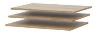 Комплект полок (3 шт.) к шкафу двухдвенному Лофт