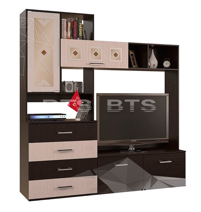 Стенка в гостиную Белла (БТС)