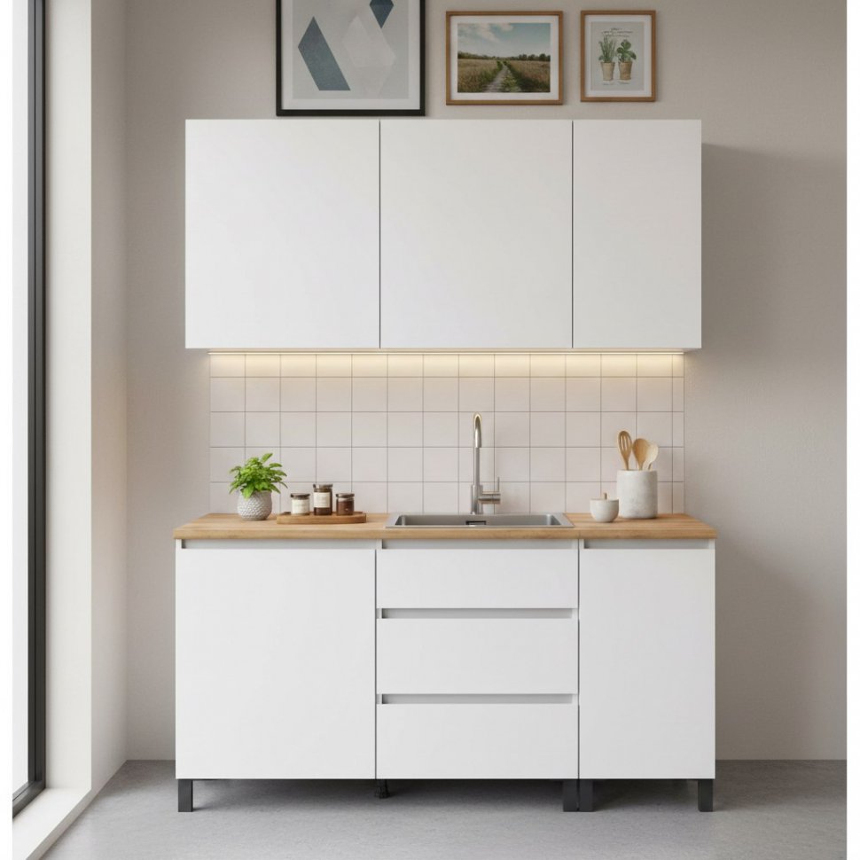 Кухня София 1600 белый