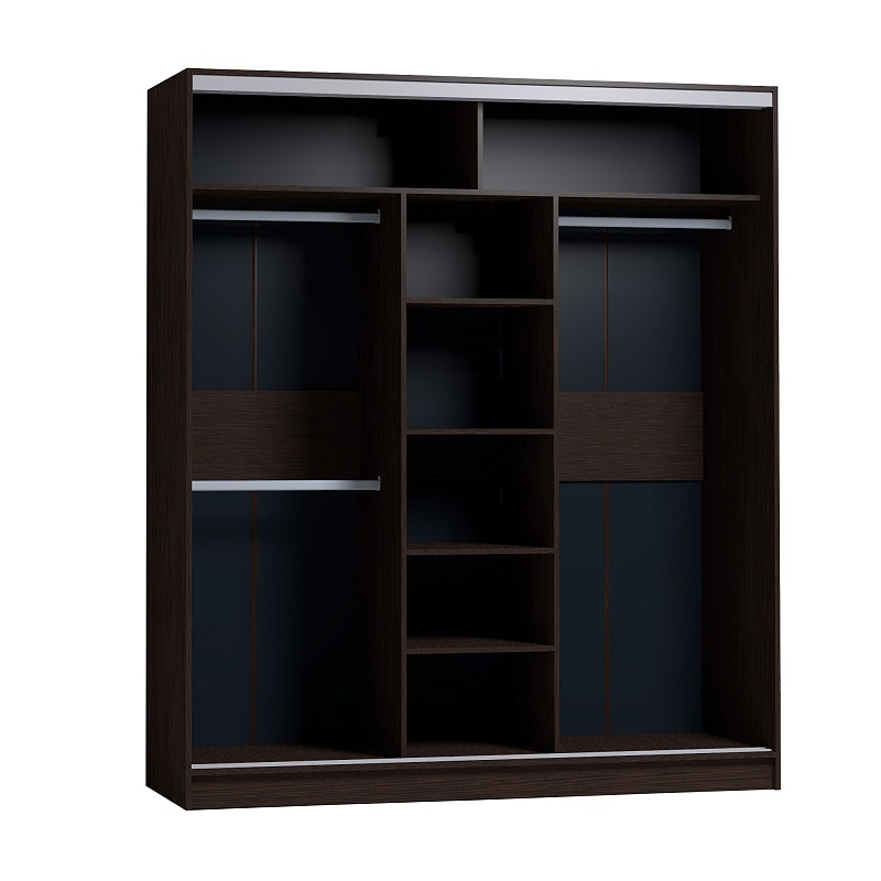 Шкаф-купе Strike 1800 без зеркал Глазов-мебель (Венге)