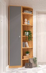 Полка угловая (стеллаж) 9 Комфорт Глазов-мебель (Дуб Золотистый)