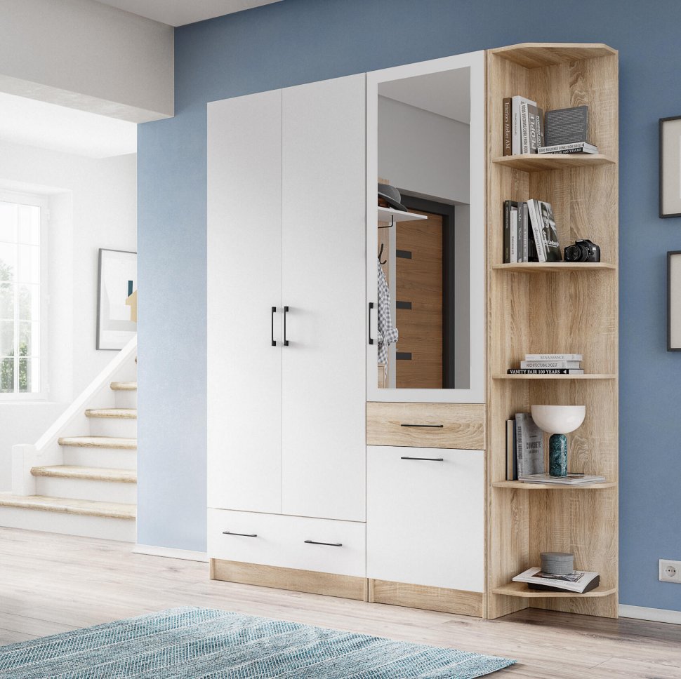 Шкаф двухдверный с ящиком Денвер (ТЭКС)