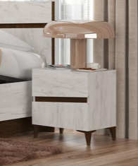 Тумба прикроватная Крафт КТ1 Дуб Крафт белый