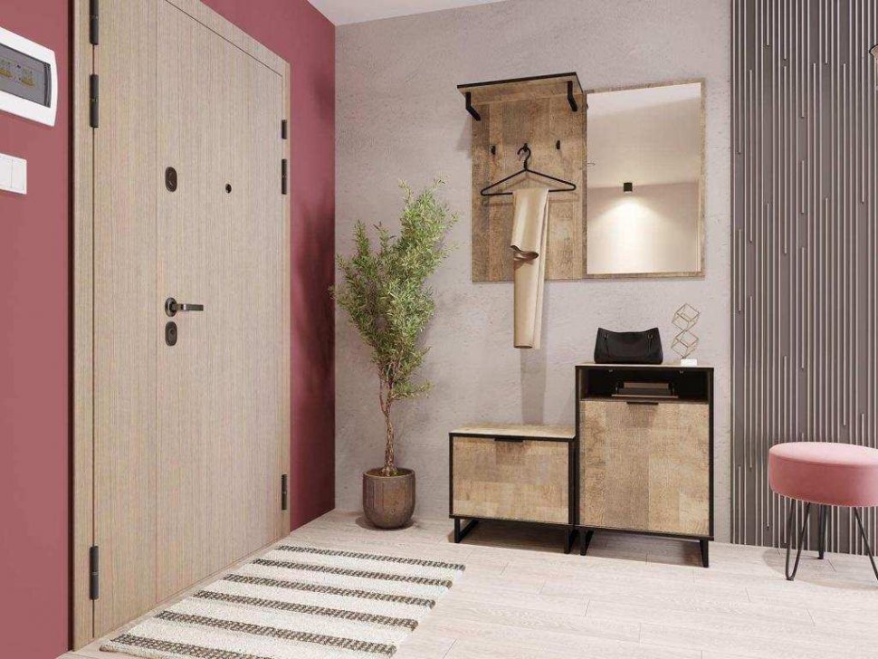 Прихожая Фолк-2 Дуб Гранж песочный