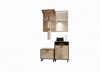 Прихожая Фолк-2 Дуб Гранж песочный