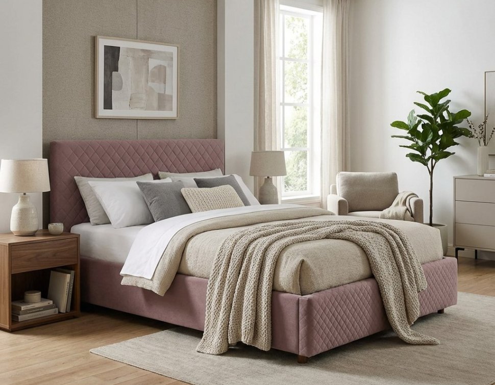 Кровать Galaxy 1600 с под. механизмом / какао №8