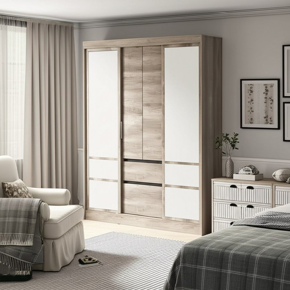 Шкаф-купе Энигма (БТС) ШКК-06 Дуб каньон