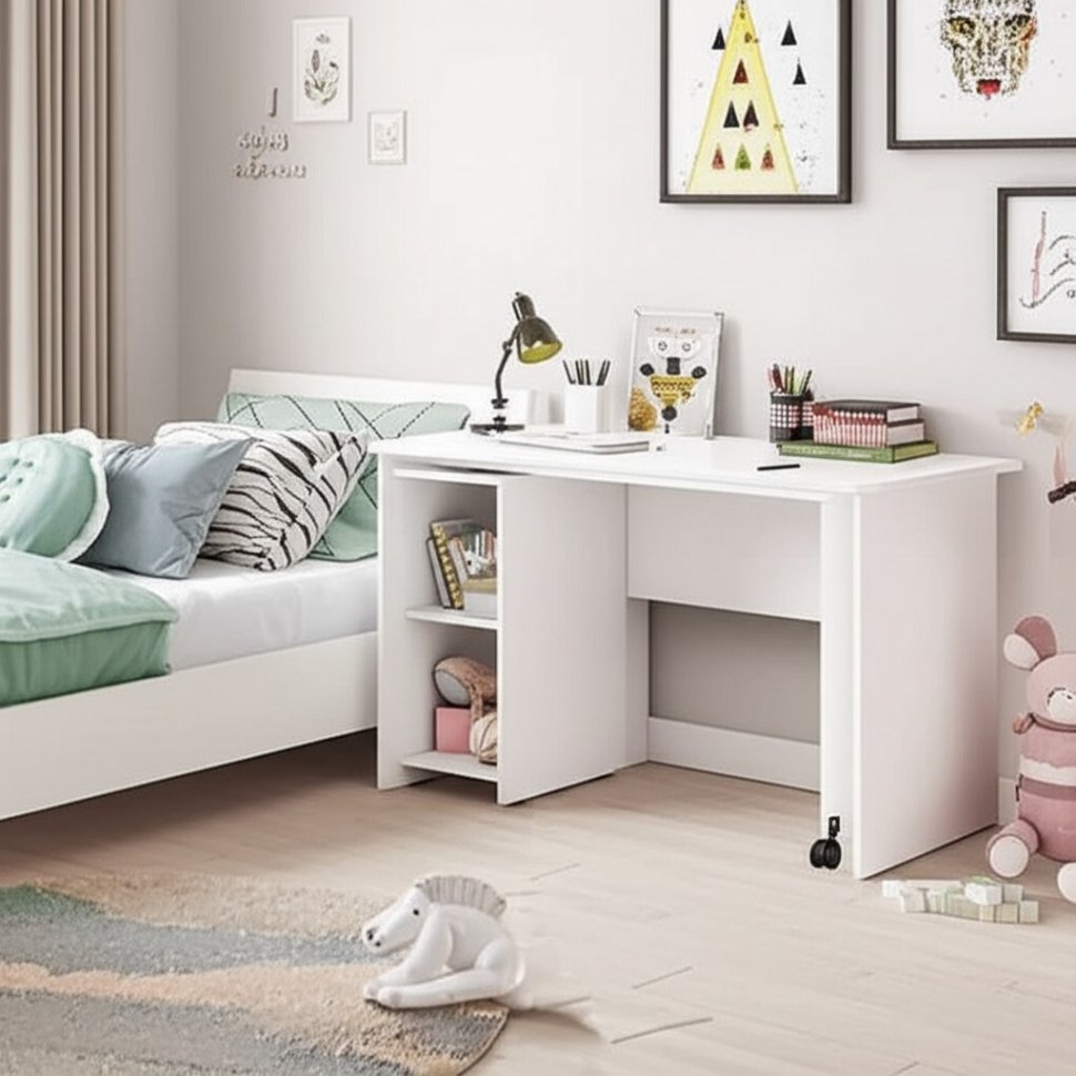 Стол письменный угловой (раздвижной) Трио ПС-03 БТС