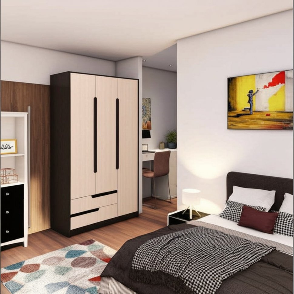 Шкаф трехдверный Гавана ТЭКС