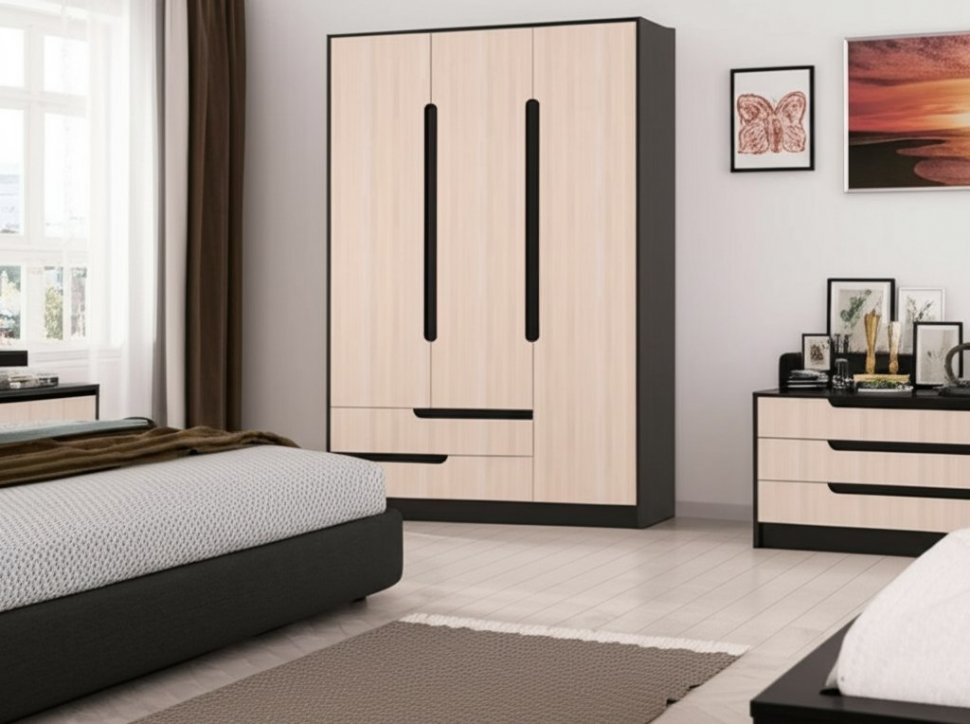 Шкаф трехдверный Гавана ТЭКС