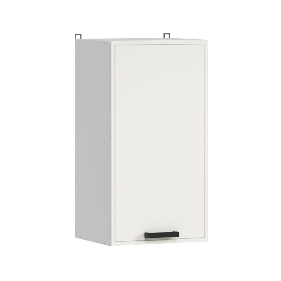 Кухня Аленушка 2 м Магнолия Молочный/Молочный, черный (без столешницы)