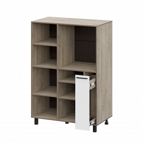 Шкаф МЦН под духовку 100 см Этна 10ш1 (Софт Вайт)