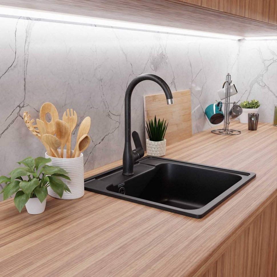 Мойка QUARZ 48, черный