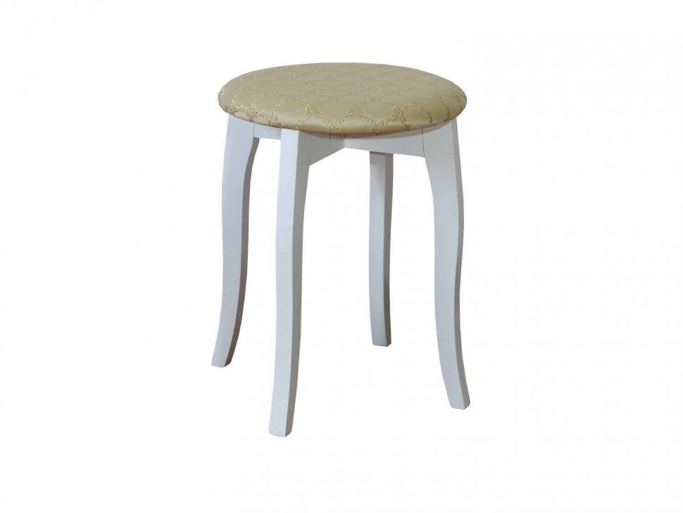 Табурет Т-31 белый/андрис бежевый