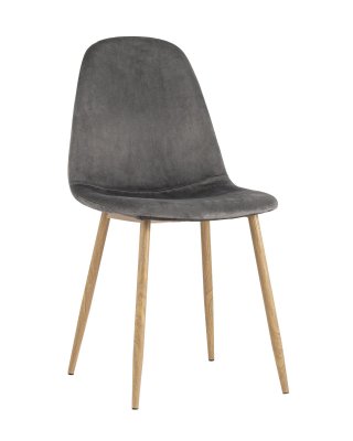 Стул Валенсия (велюр серый)