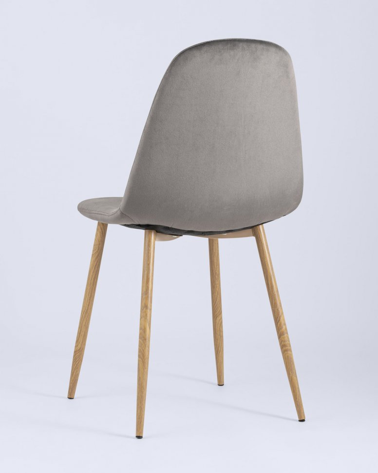 Стул Валенсия (велюр серый)