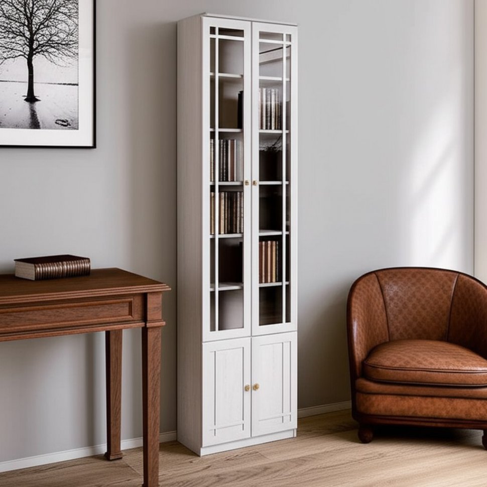 Шкаф для книг Sherlock 32 (Глазов) Ясень Анкор Светлый