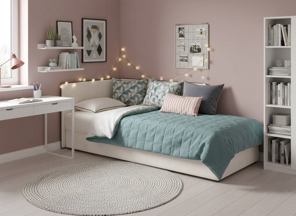 Тахта Mia левая Вивальди 2+Madrit 925