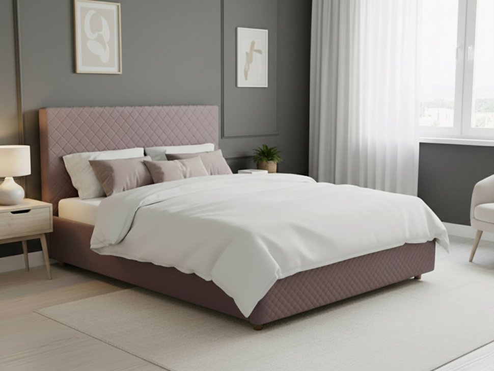 Кровать Galaxy 1400 с под. механизмом / какао №8