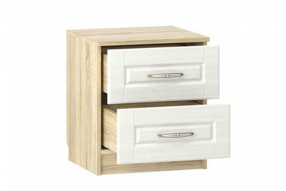 Спальня Оливия комплектация 4 Дуб Сонома/белое дерево