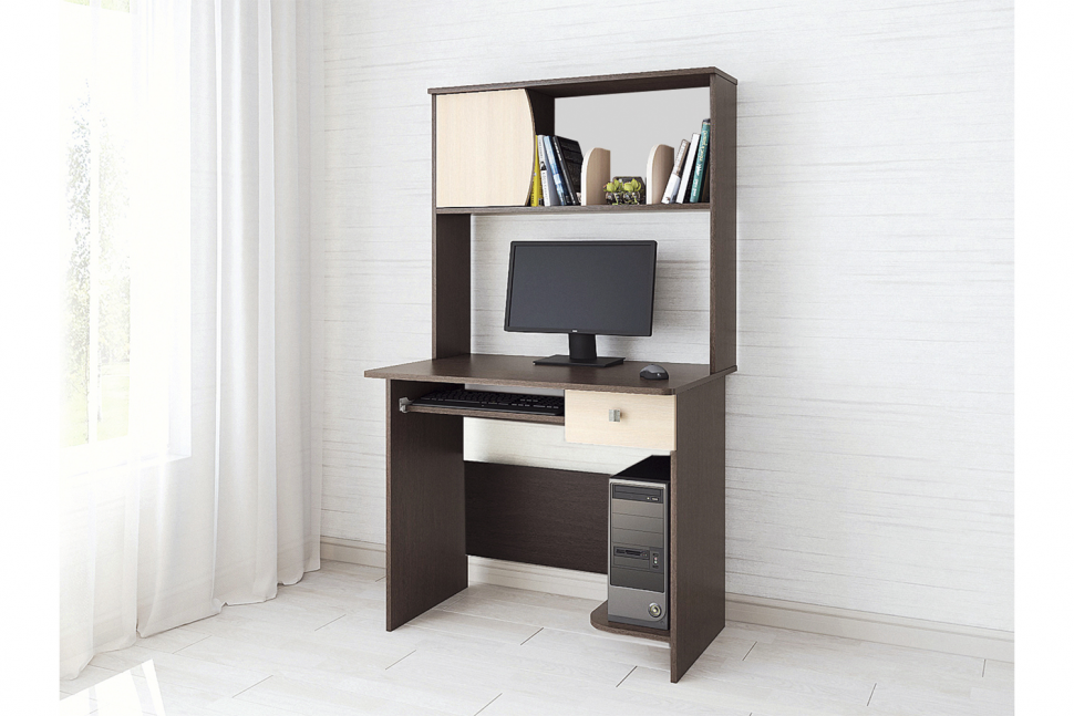 Стол компьютерный Грета-4 ТЭКС (Венге)