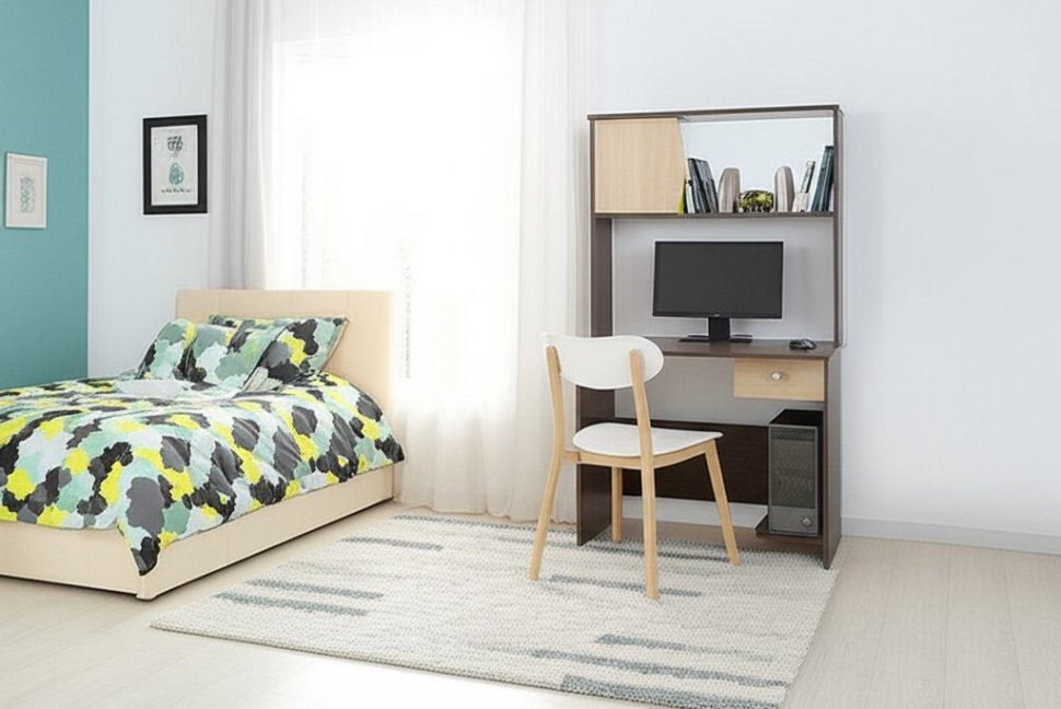 Стол компьютерный Грета-4 ТЭКС (Венге)