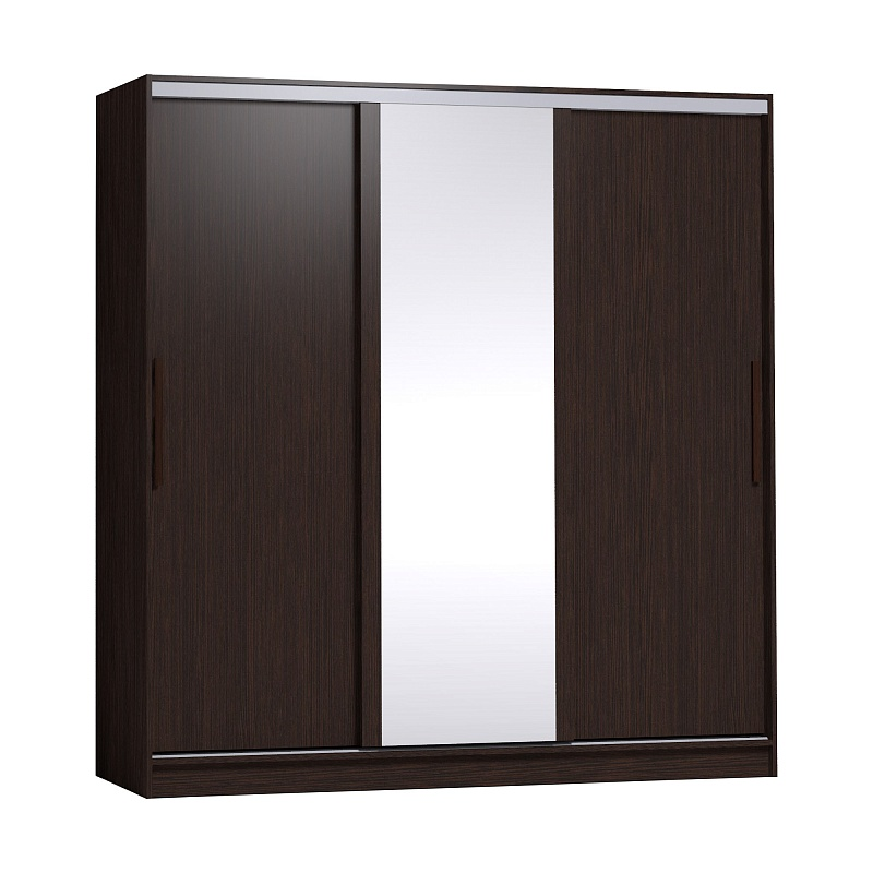 Шкаф-купе Strike 2000 с зеркалом Глазов-мебель (Венге)