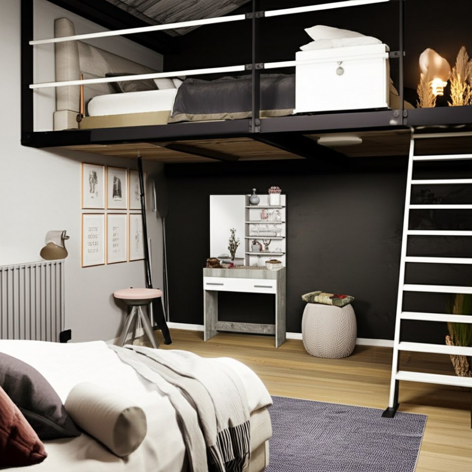 Стол туалетный Инстайл СТ-01 (Семья Мебелони БТС)