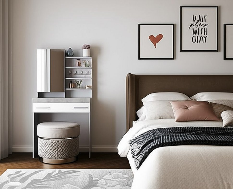 Стол туалетный Инстайл СТ-01 (Семья Мебелони БТС)