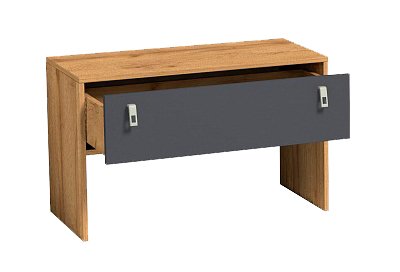 Тумба 18 Комфорт Глазов-мебель (Дуб Золотистый / Графит)