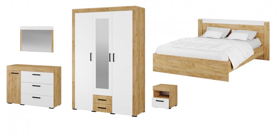 Спальня Адель Белый (ТЭКС) Комплект