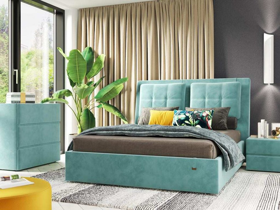 Кровать Ester 1600 модель 311 Ультра минт