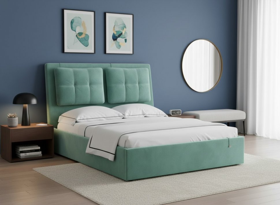 Кровать Ester 1600 модель 311 Ультра минт