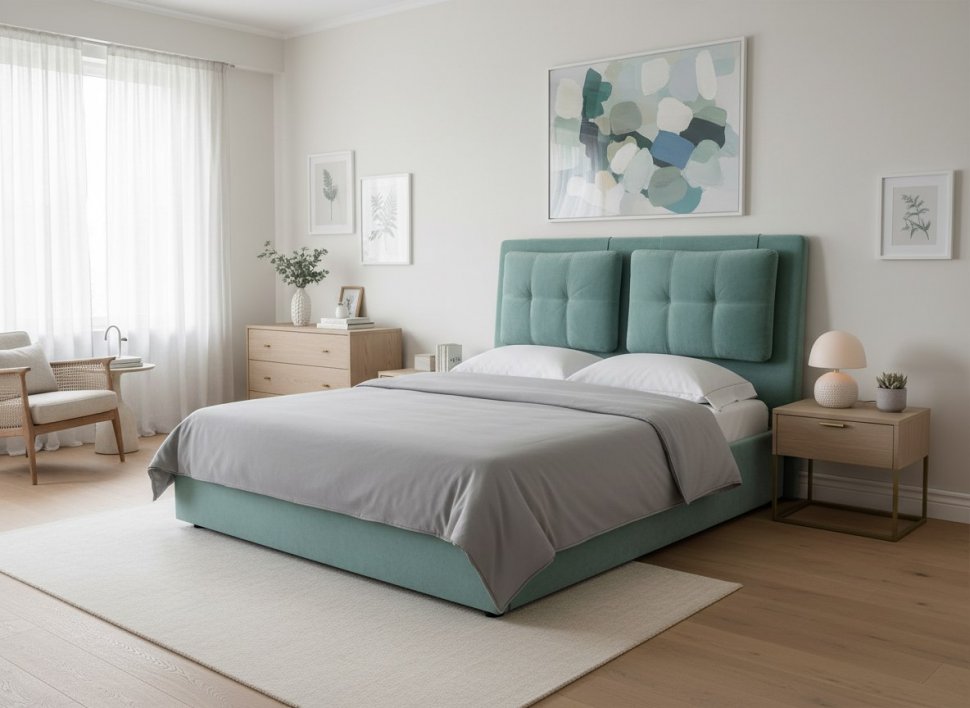 Кровать Ester 1600 модель 311 Ультра минт