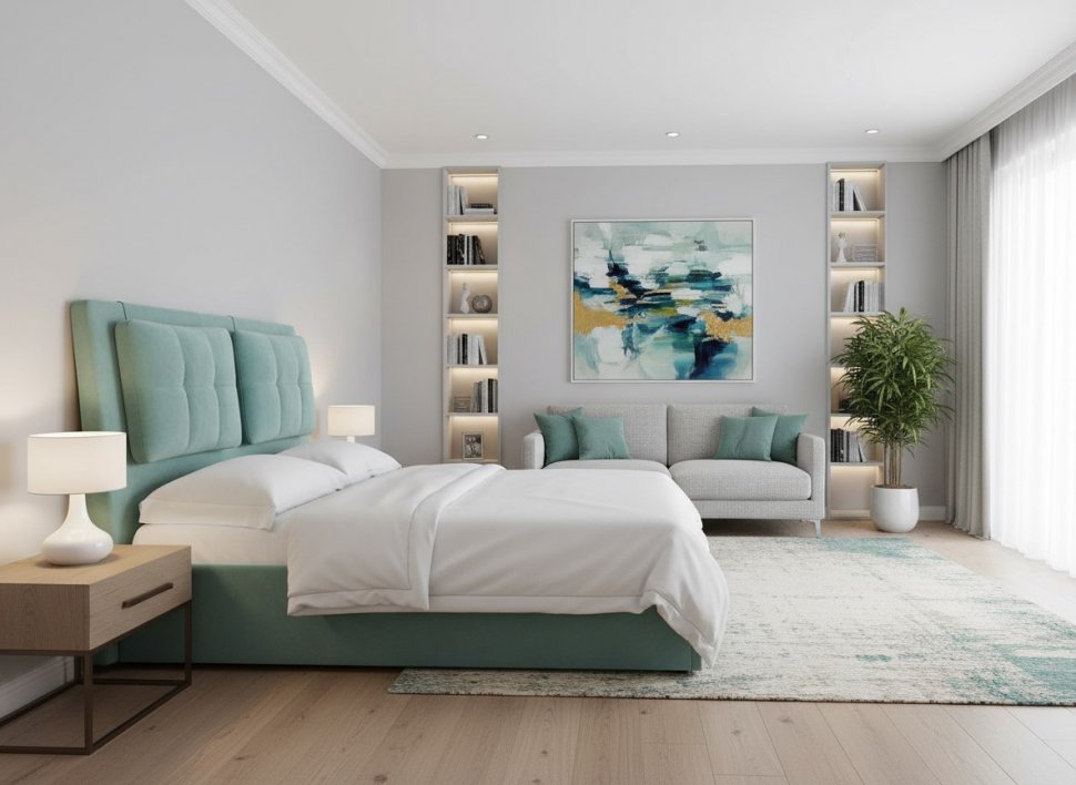 Кровать Ester 1600 модель 311 Ультра минт