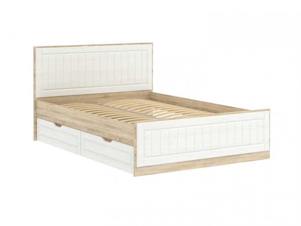 Спальня Оливия комплектация 1 Дуб Сонома/белое дерево
