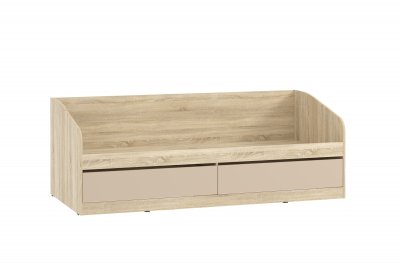 НМ 041.50-01 кровать Акварель Дуб Сонома/Капучино