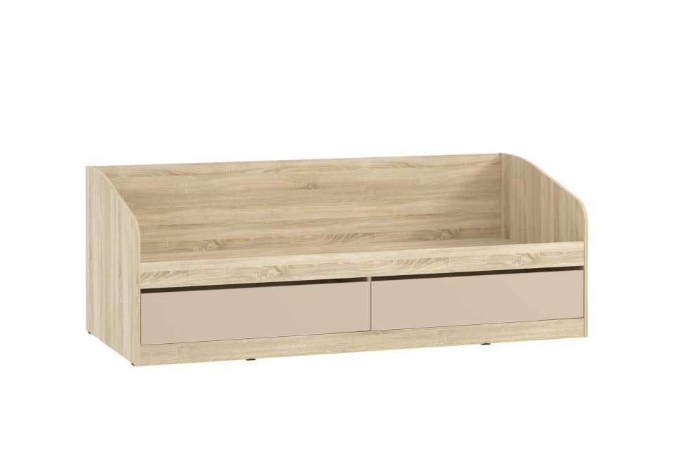 НМ 041.50-01 кровать Акварель Дуб Сонома/Капучино