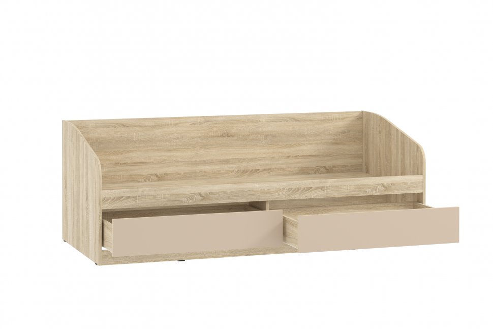 НМ 041.50-01 кровать Акварель Дуб Сонома/Капучино