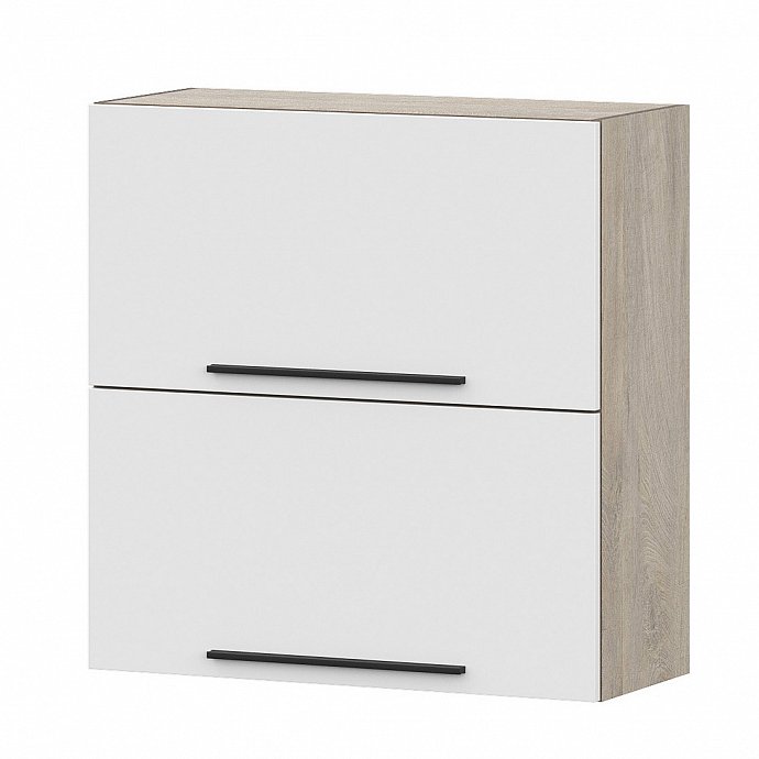 Шкаф кухонный навесной 70 см Этна 7в2я (Софт Вайт)