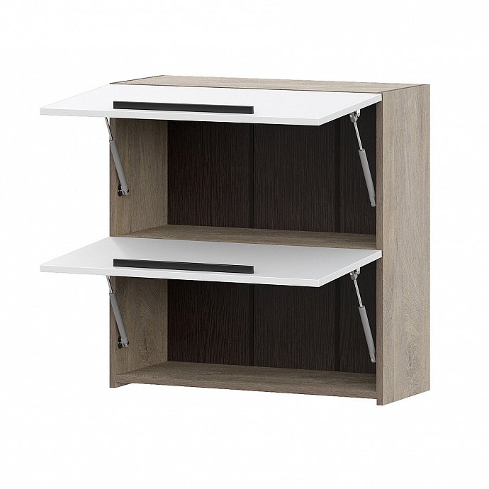 Шкаф кухонный навесной 70 см Этна 7в2я (Софт Вайт)